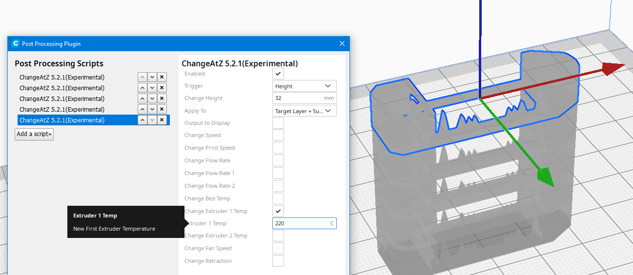 All levels of post processing added in Cura